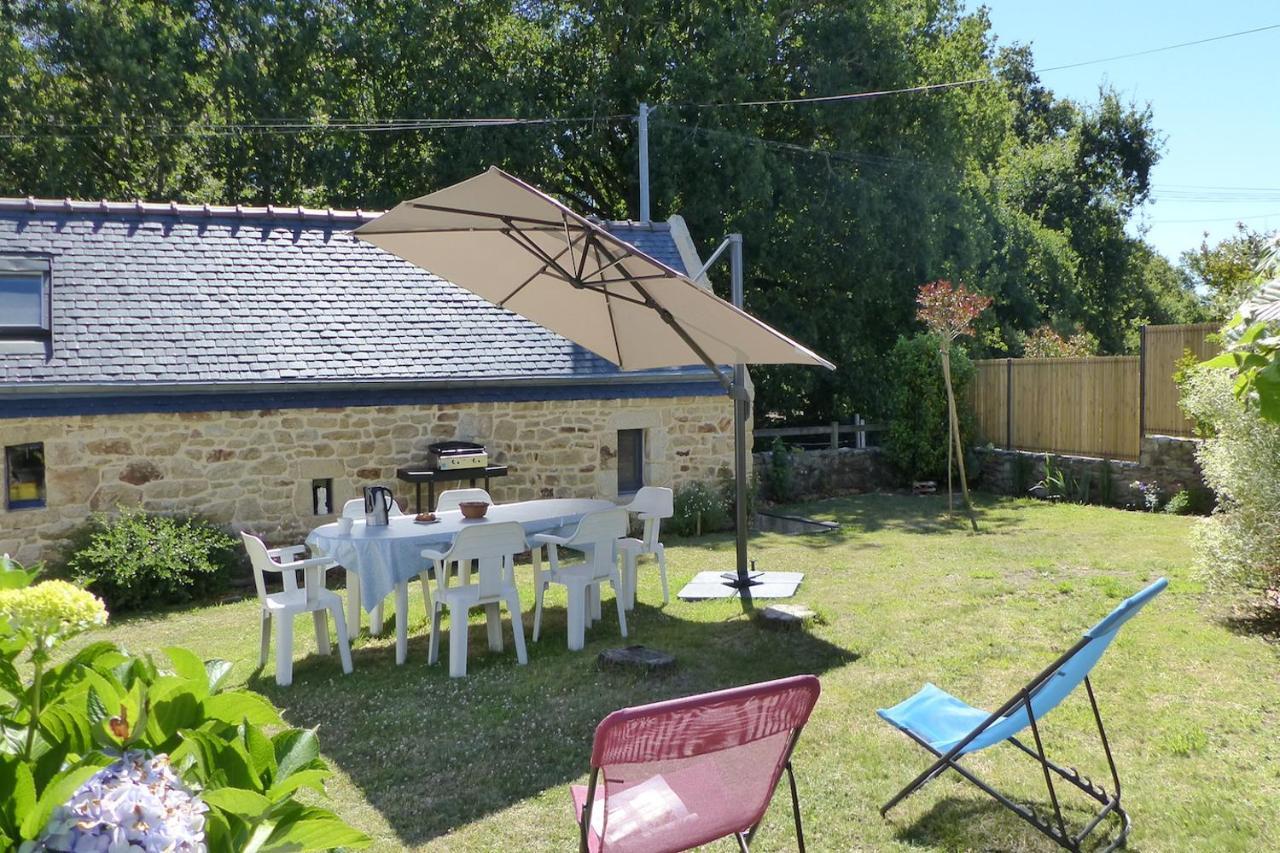 Belle Longere En Campagne A Larmor Badenヴィラ エクステリア 写真